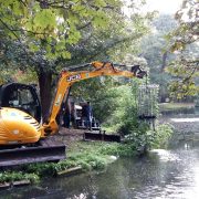 Silt and debris removal - Boultham Park