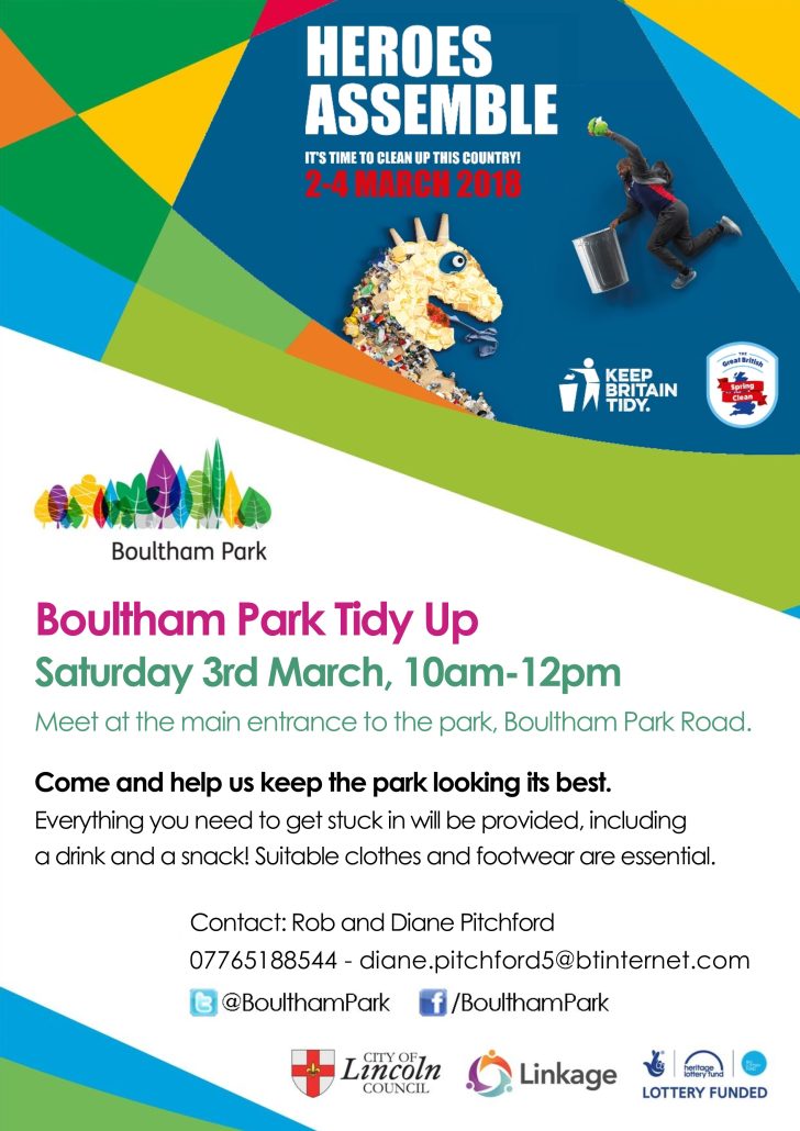 Boultham Park Tidy Up Poster